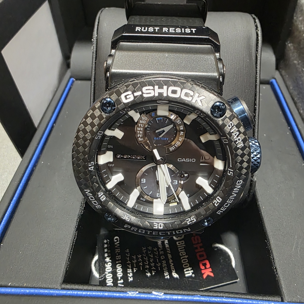 Casio G-Shock Black and Blue Watch